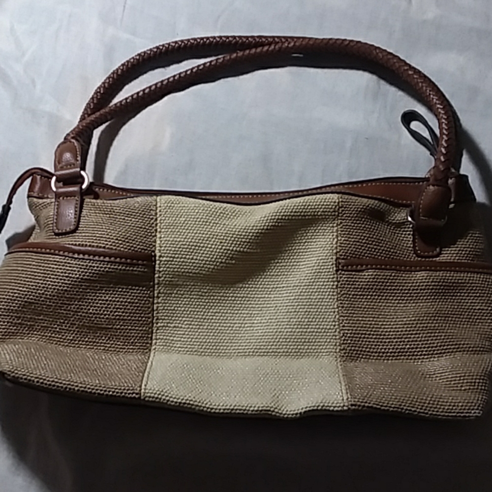 Tan and Beige Handbag